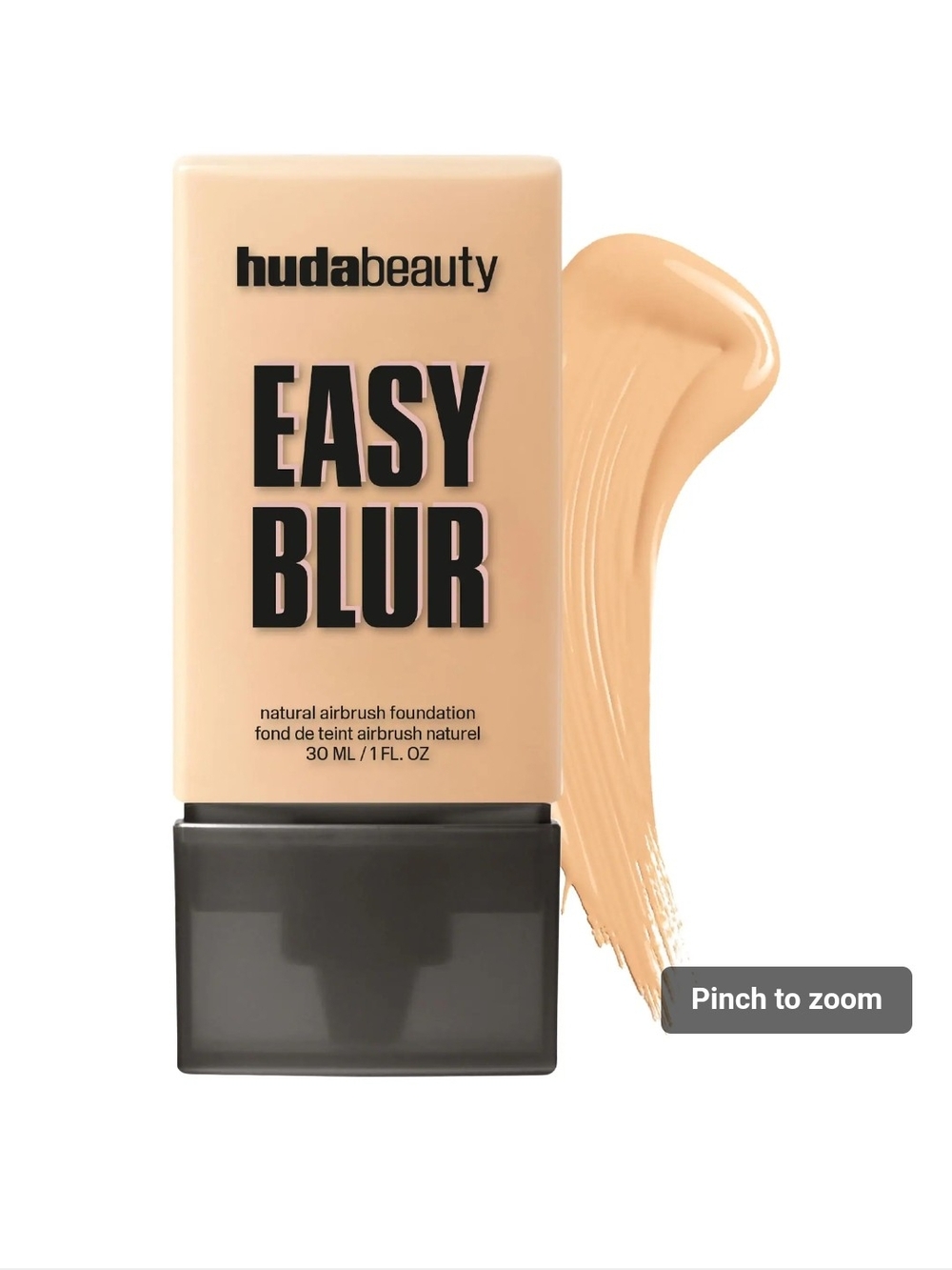 huda beauty Easy Blur Natural Airbrush Foundation